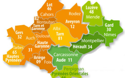 Bienvenue en Occitanie née de la fusion 2015 Languedoc-Roussillon/ Midi-Pyrénées