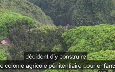 Une autre maison de correction de 1864 en voie de défrichage: c’est à la Réunion, à l’Îlet à Guillaume, paysage de lui même forteresse