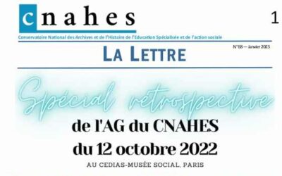 Lettre du CNAHES n°68 : Spécial rétrospective de l’AG du 12/10/2022