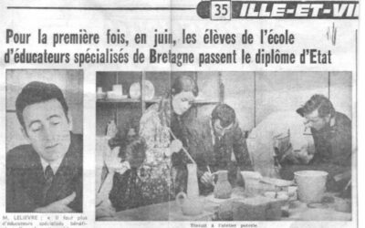 1970 le Diplôme d’Etat d’Educateur Spécialisé est délivré pour la 1° fois