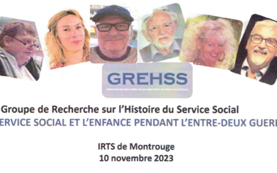 Le Service Social et l’Enfance pendant l’entre deux guerres IRTS Montrouge 10 novembre 2023