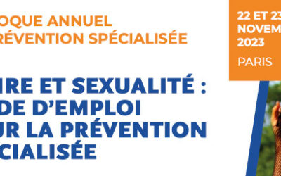 PRÉVENTION SPÉCIALISÉE 22 ET 23 NOVEMBRE 2023 PARIS