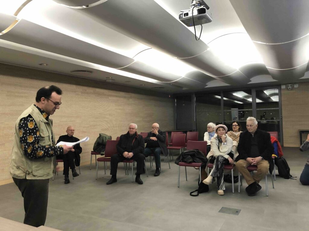 Moussa Aridja auteur-acteur saynète 